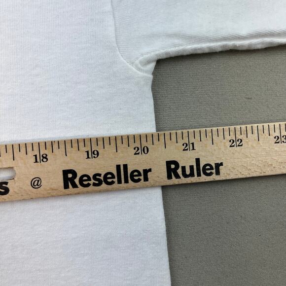 Vintage Capcom Bionic Commando T-Shirt Adult Medium White Pop Goes Dictator Game - Picture 9 of 10